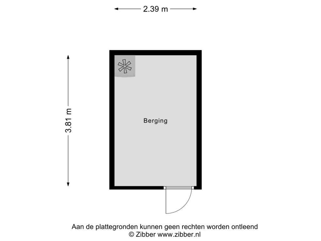 Bekijk plattegrond van Berging van de Huisstede 5