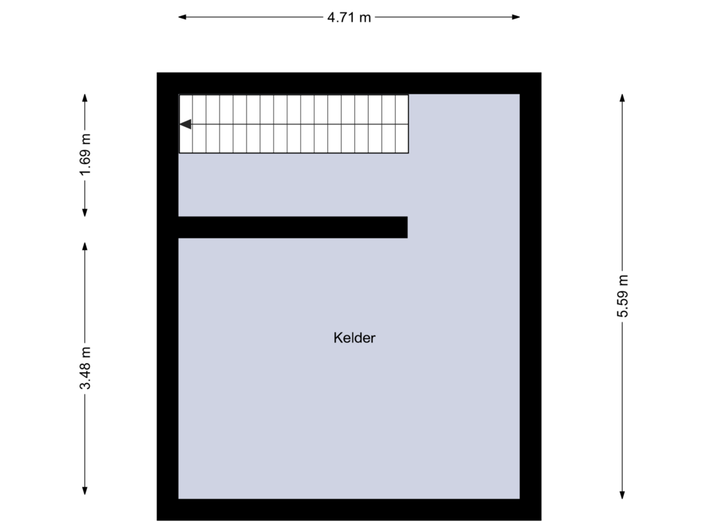 Bekijk plattegrond van Floor 3 van Ambyerstraat Noord 6