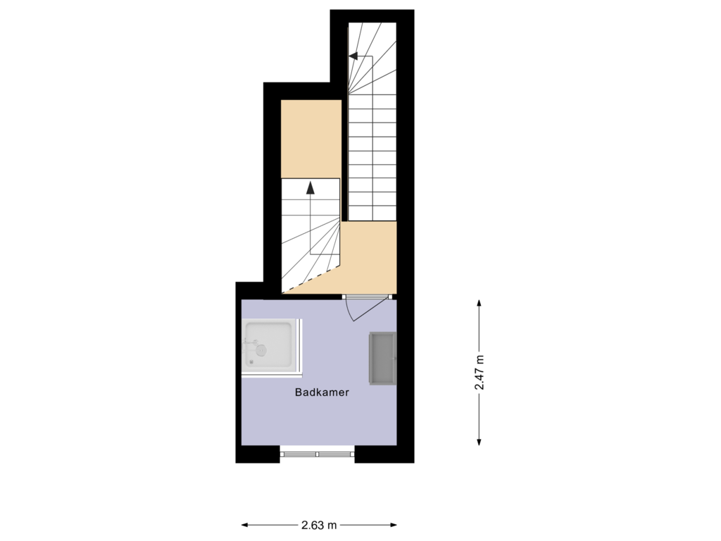 Bekijk plattegrond van Floor 1 van Joseph Hollmanstraat 16-B