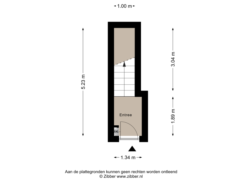 View floorplan of Begane Grond of Utrechtse Veer 12-B