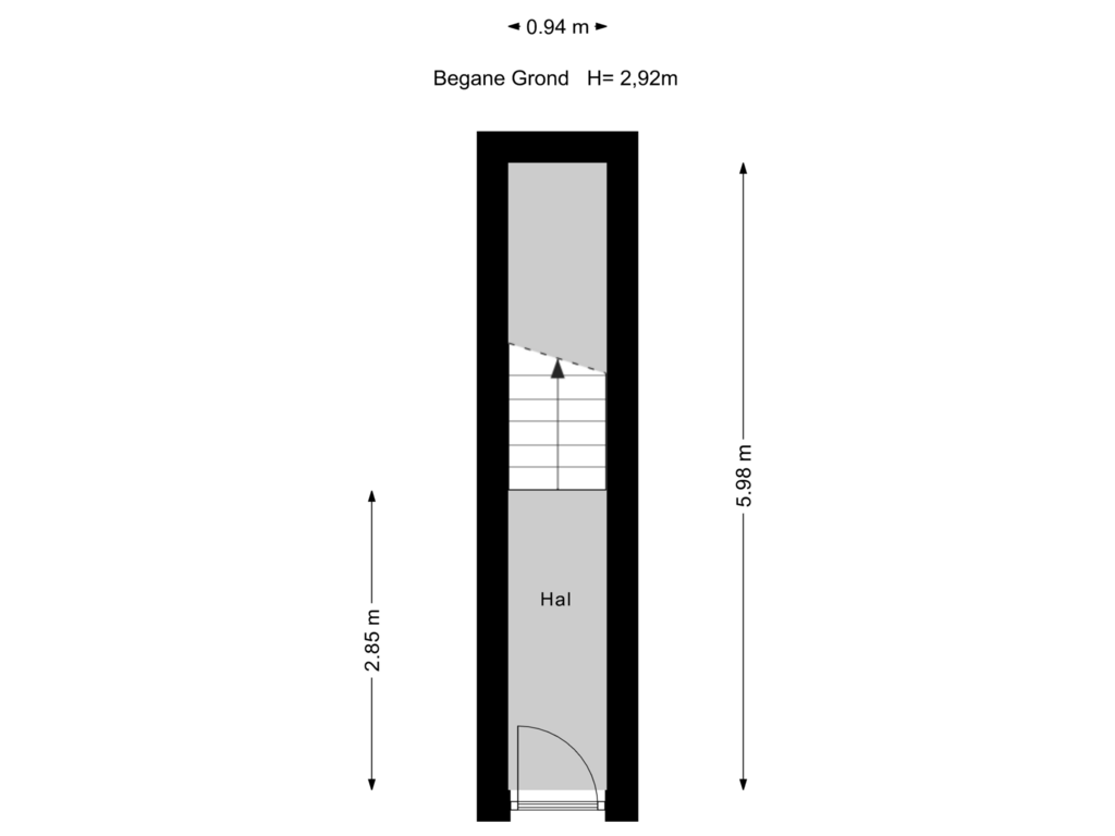 Bekijk plattegrond van Begane Grond van Nicolaas Tulpstraat 30