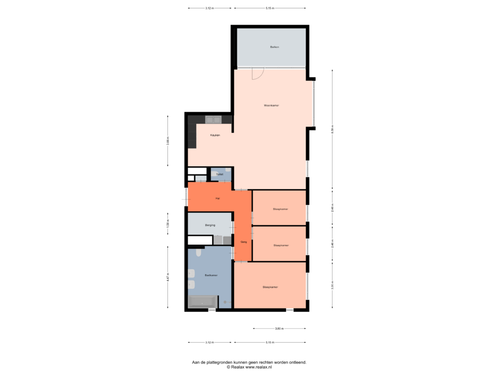 Bekijk plattegrond van Verdieping 1 van Molenstaete 5