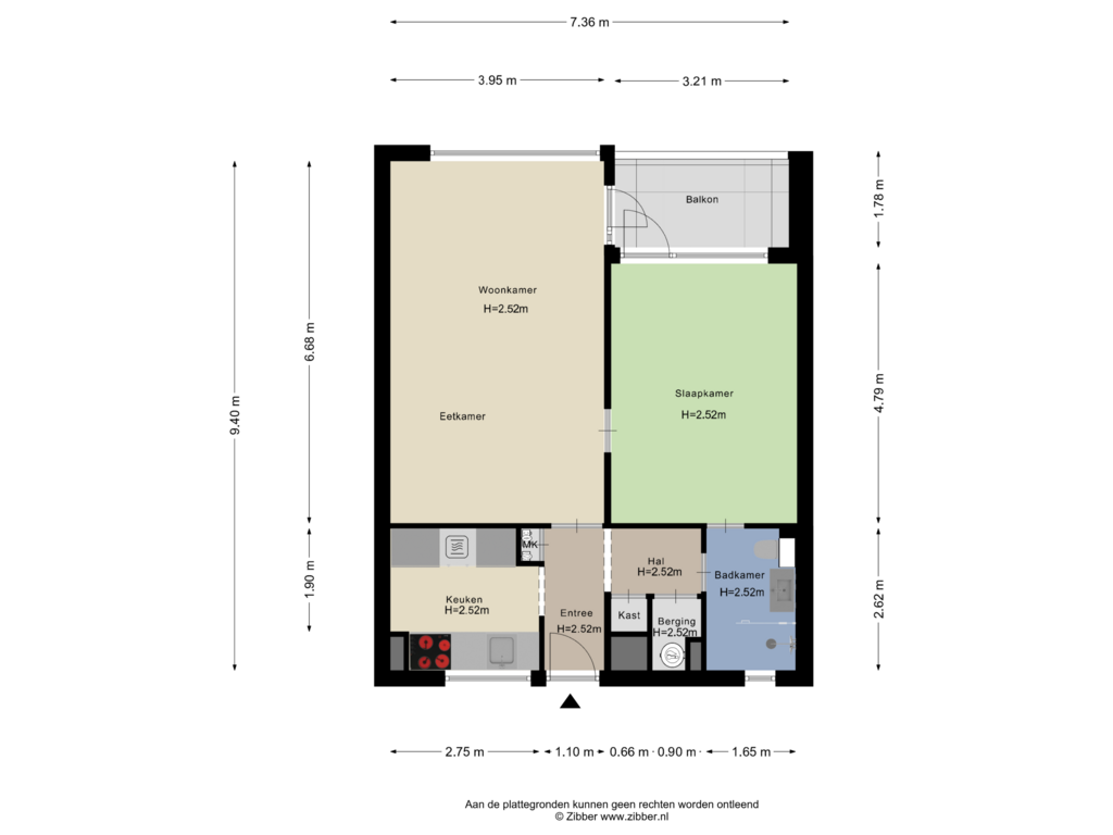 Bekijk plattegrond van Appartement van Campanula 116