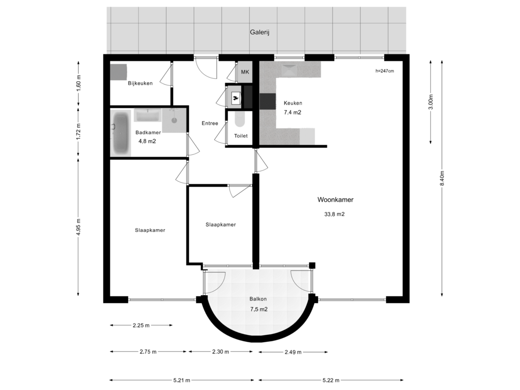 Bekijk plattegrond van Etage van Dr. H.B. Wiardi Beckmanplein 107