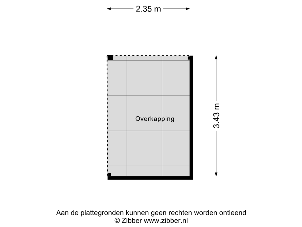 Bekijk plattegrond van Overkapping van Lankforst 1117