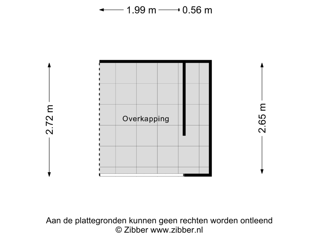 Bekijk plattegrond van Overkapping van Risten 37