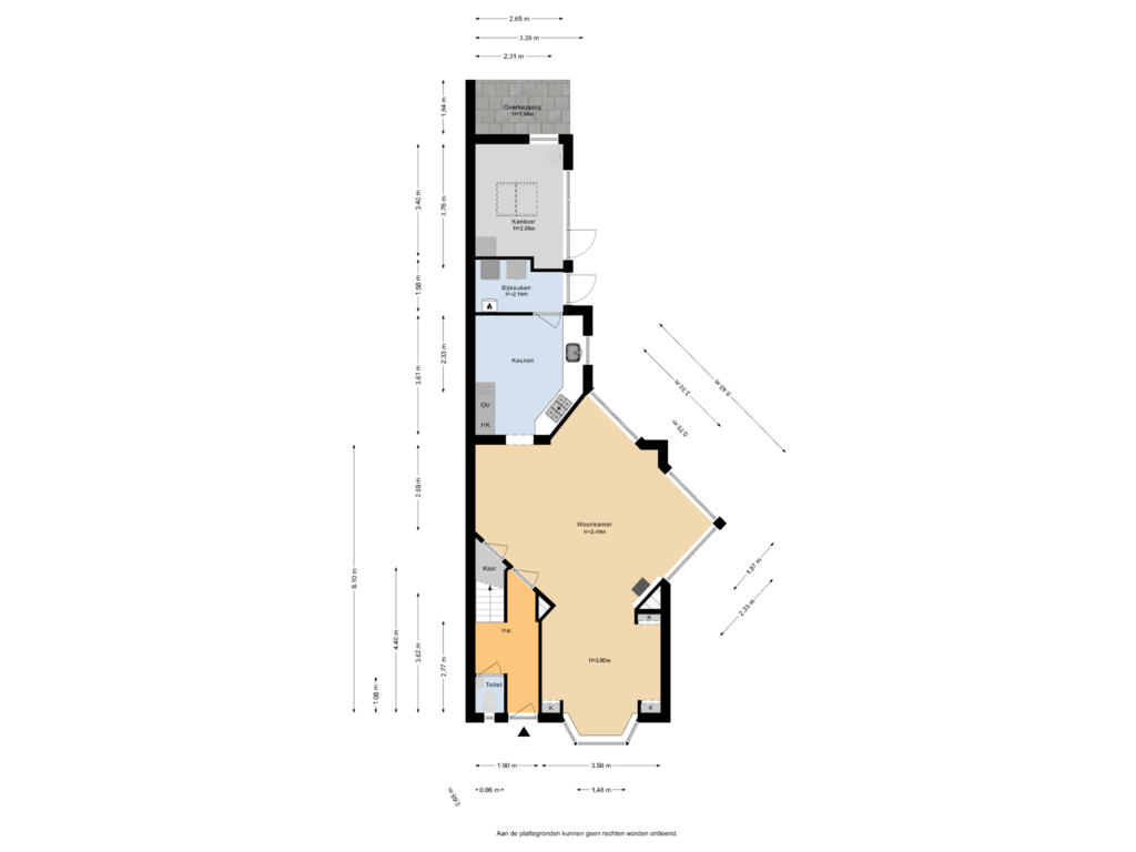 Bekijk plattegrond van Begane grond van Buntweg 14