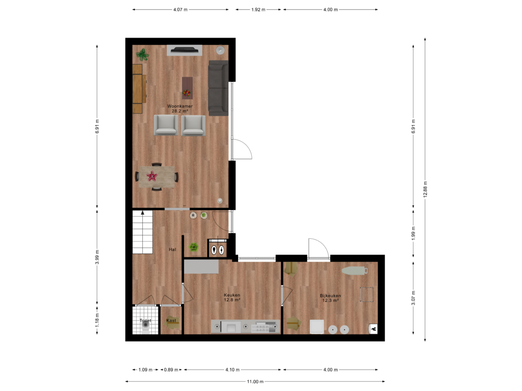 Bekijk plattegrond van First floor van Lemmender 86