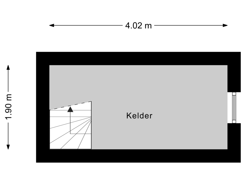 Bekijk plattegrond van Kelder van Asselsestraat 265