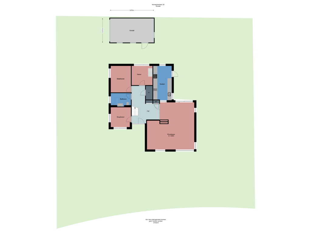 Bekijk plattegrond van Situatie van Hamelakkerlaan 24