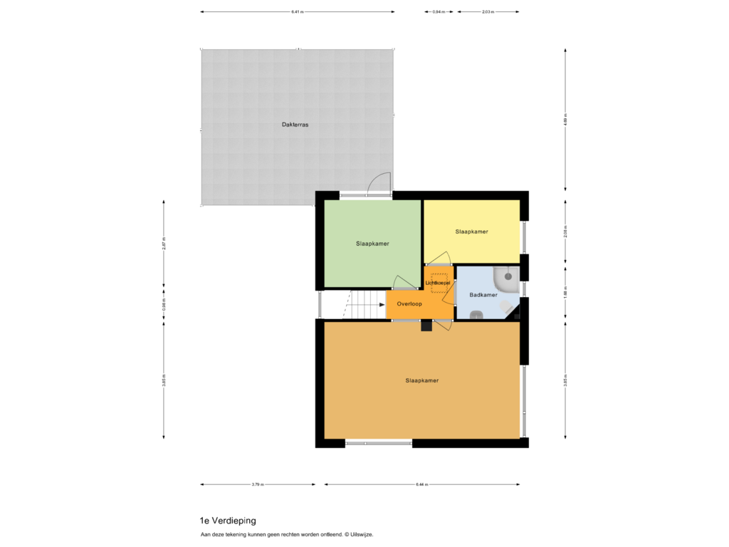 Bekijk plattegrond van 1e Verdieping van De Hietbrink 81