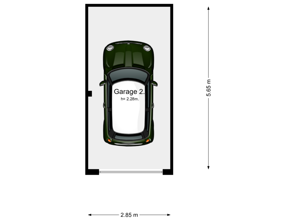 Bekijk plattegrond van Garage 2 van Dorresteinseweg 34