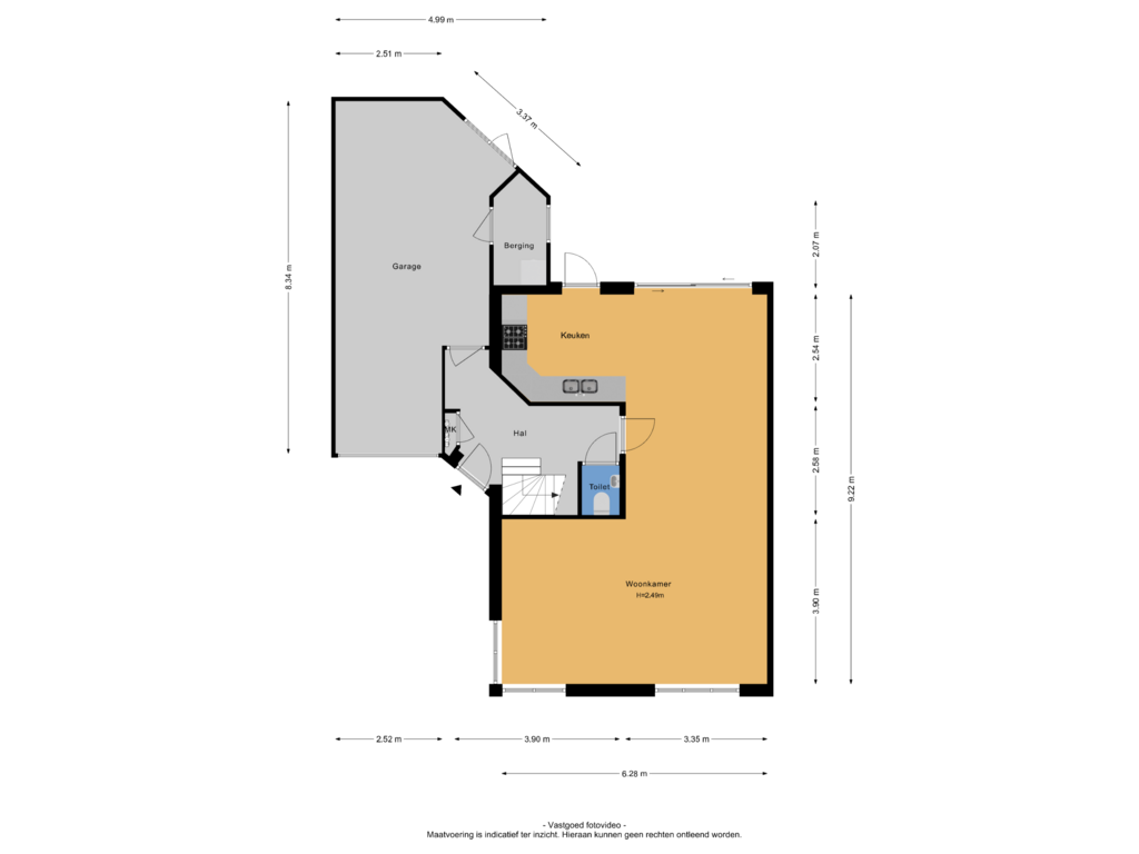 Bekijk plattegrond van Begane grond van Kruisbeklaan 20