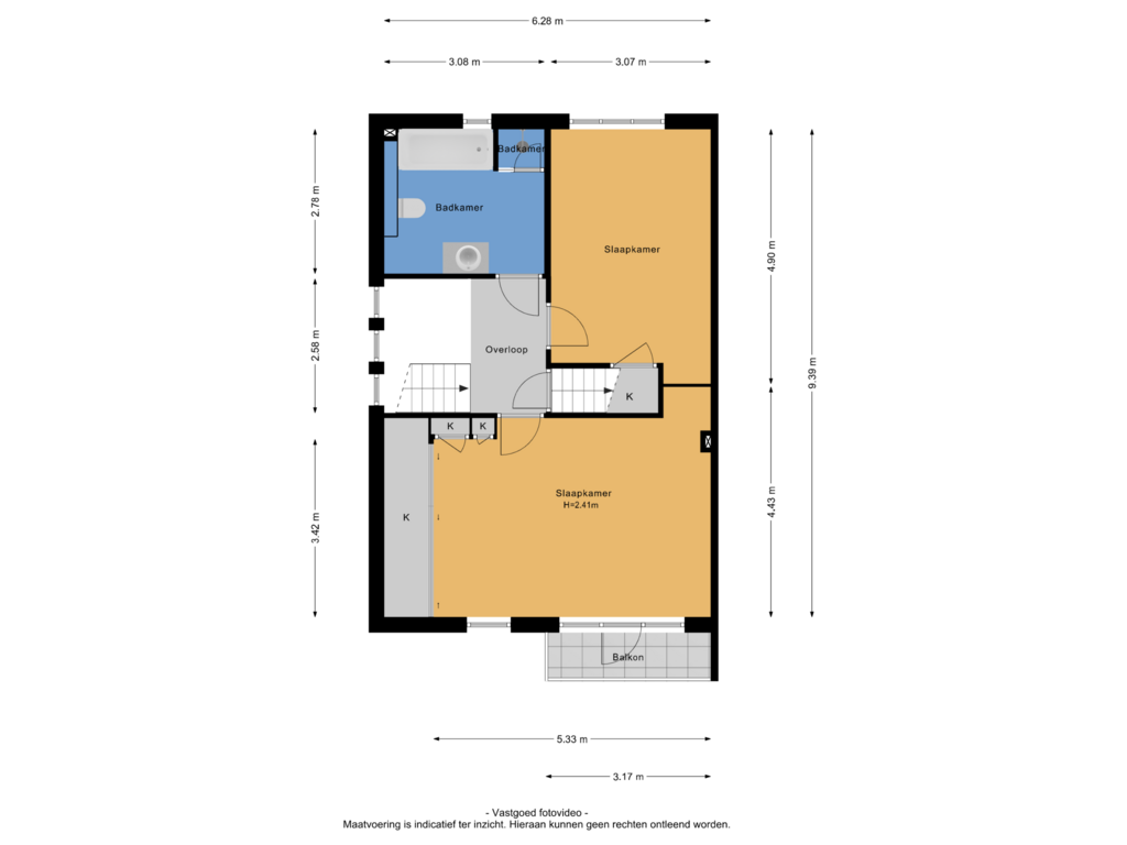 Bekijk plattegrond van 1e verdieping van Kruisbeklaan 20