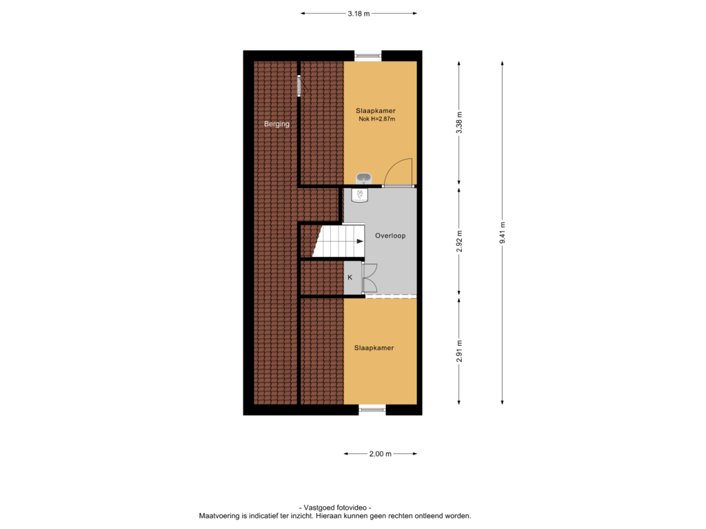 Bekijk plattegrond van 2e verdieping van Kruisbeklaan 20