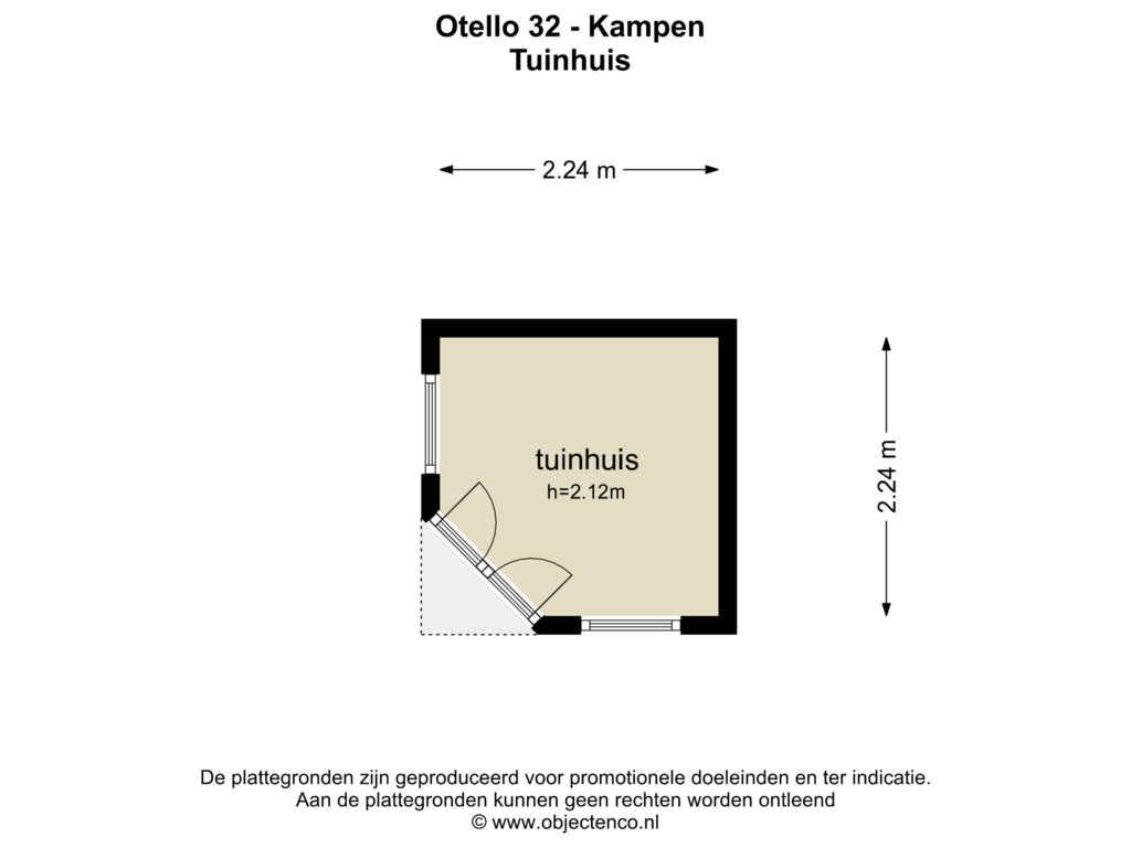 View floorplan of TUINHUIS of Otello 32