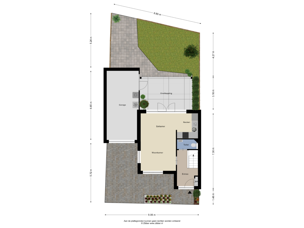 Bekijk plattegrond van Begane grond tuin van C. Liefhebberstraat 10