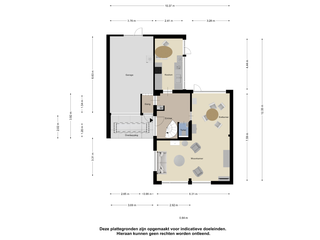 Bekijk plattegrond van Begane Grond van Slinge 18