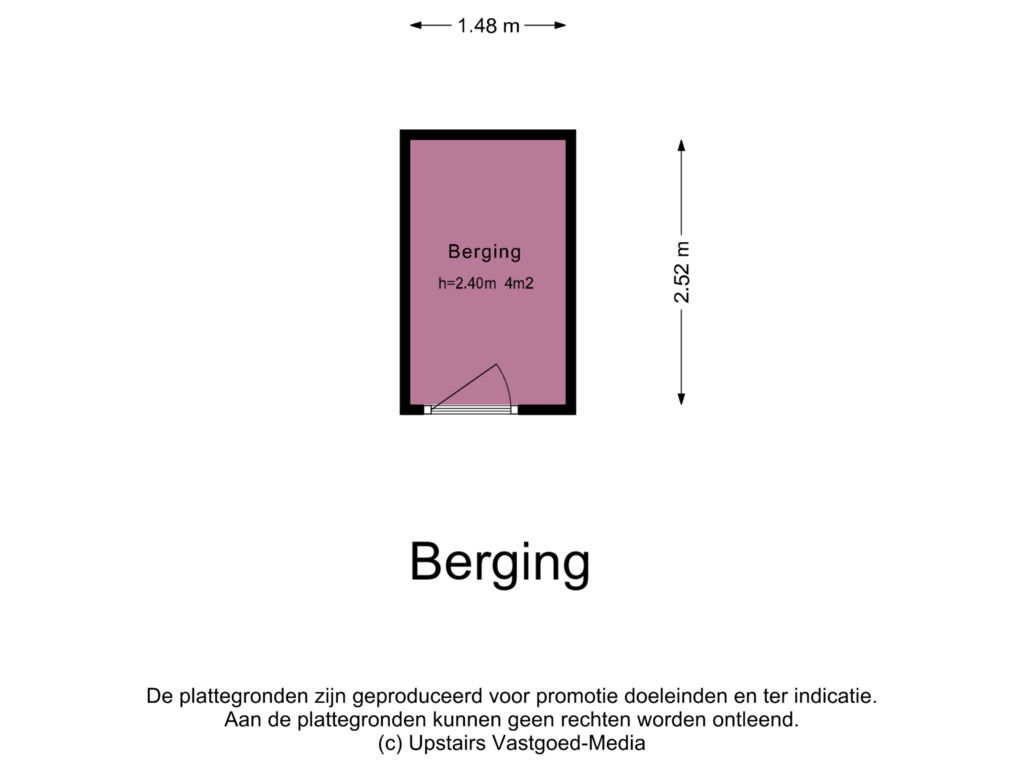 Bekijk plattegrond van Berging van Aartsbisschop Romerostraat 185