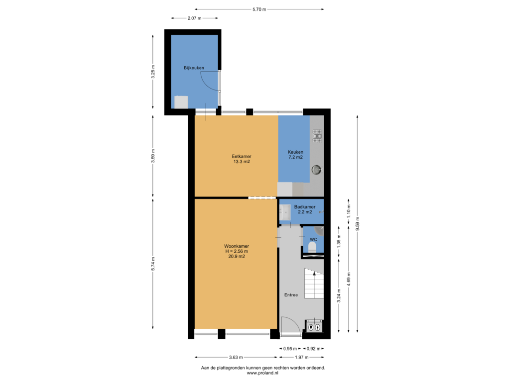 Bekijk plattegrond van Begane Grond van Tijnjedijk 18