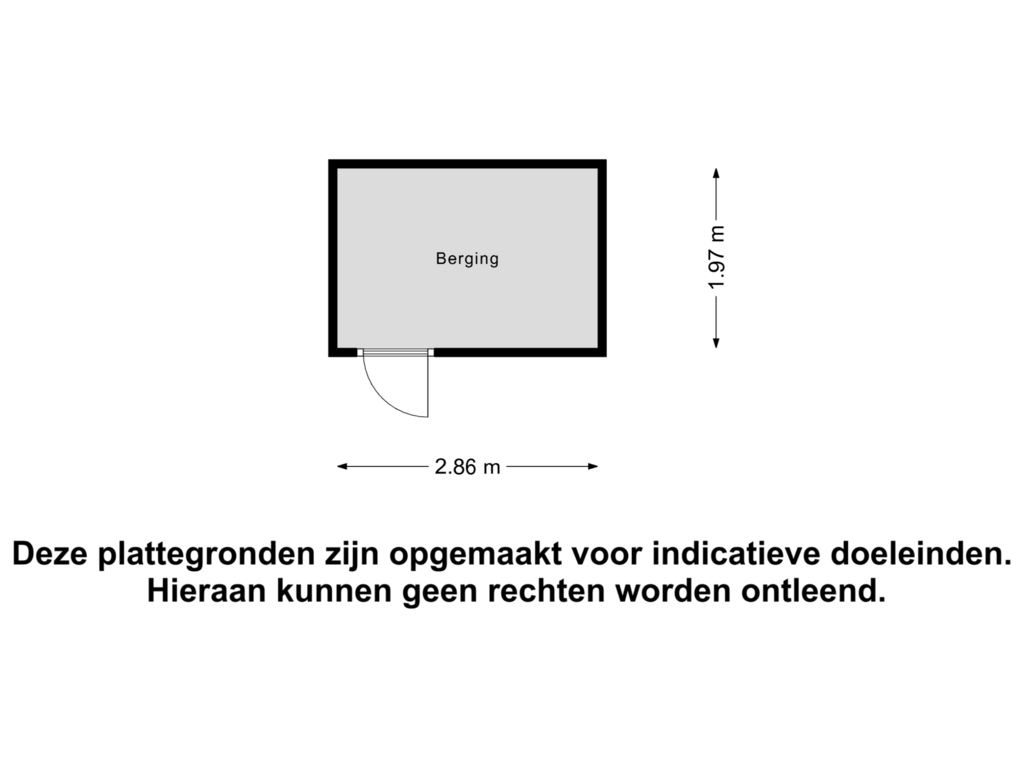 Bekijk plattegrond van Berging van Zuiderwerf 14