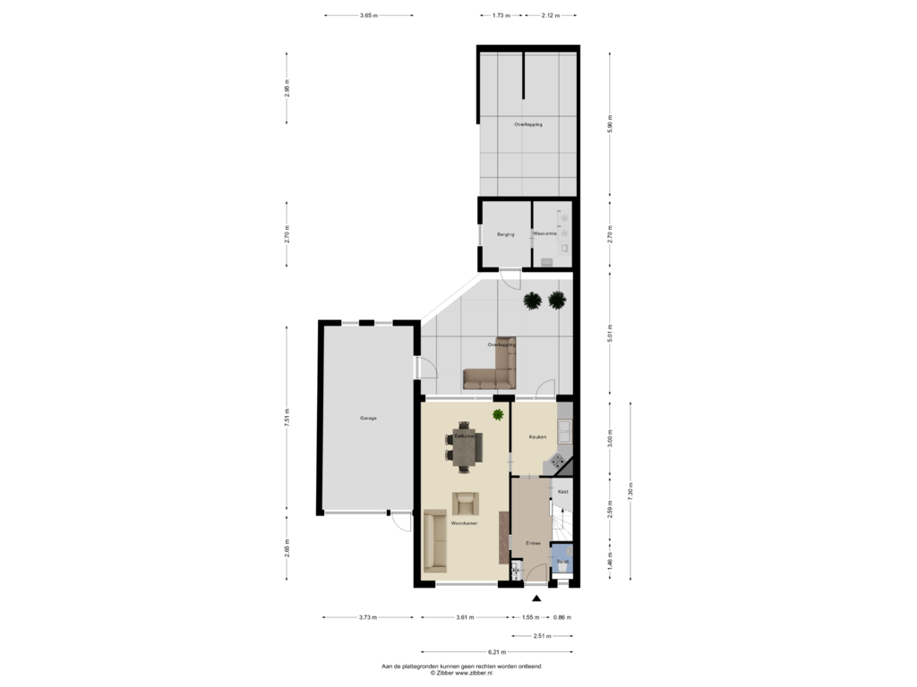 Bekijk plattegrond van Begane grond van Groenlingstraat 14