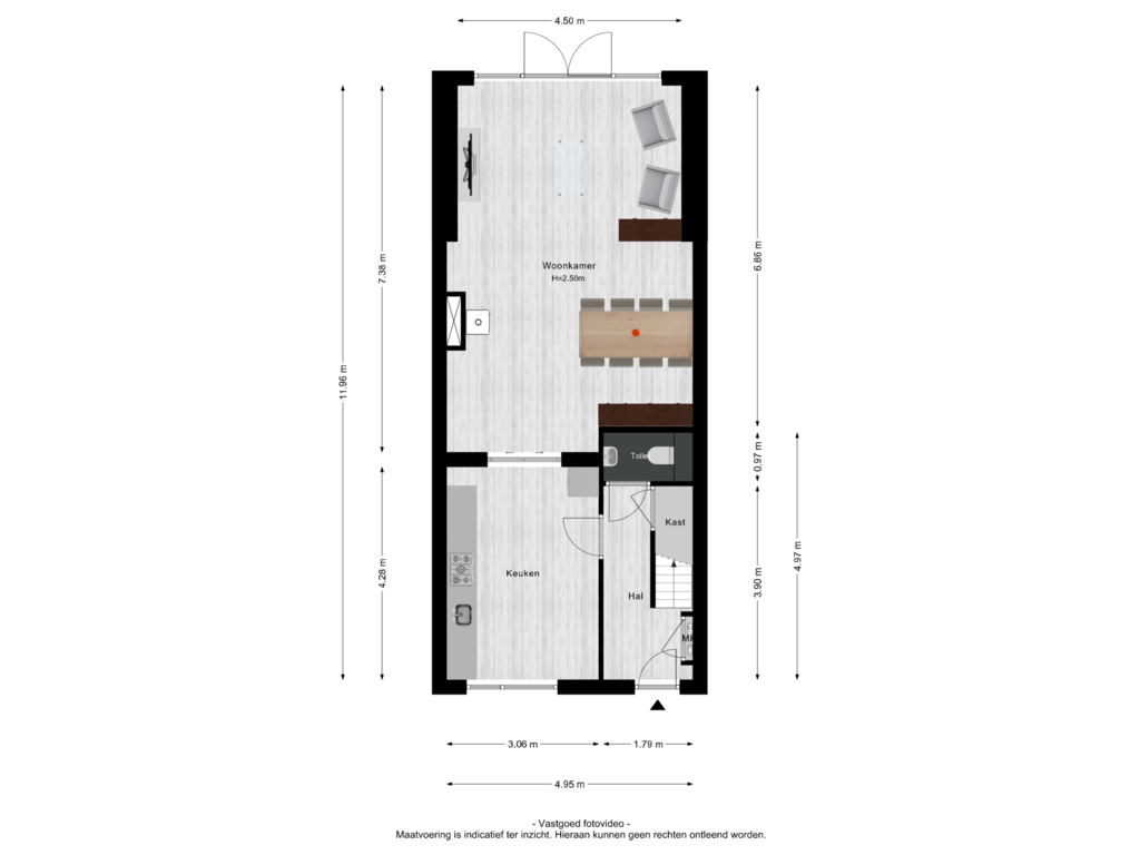 Bekijk plattegrond van Begane grond van Emmalaan 18