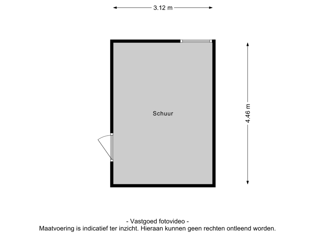 Bekijk plattegrond van Schuur 1 van Emmalaan 18