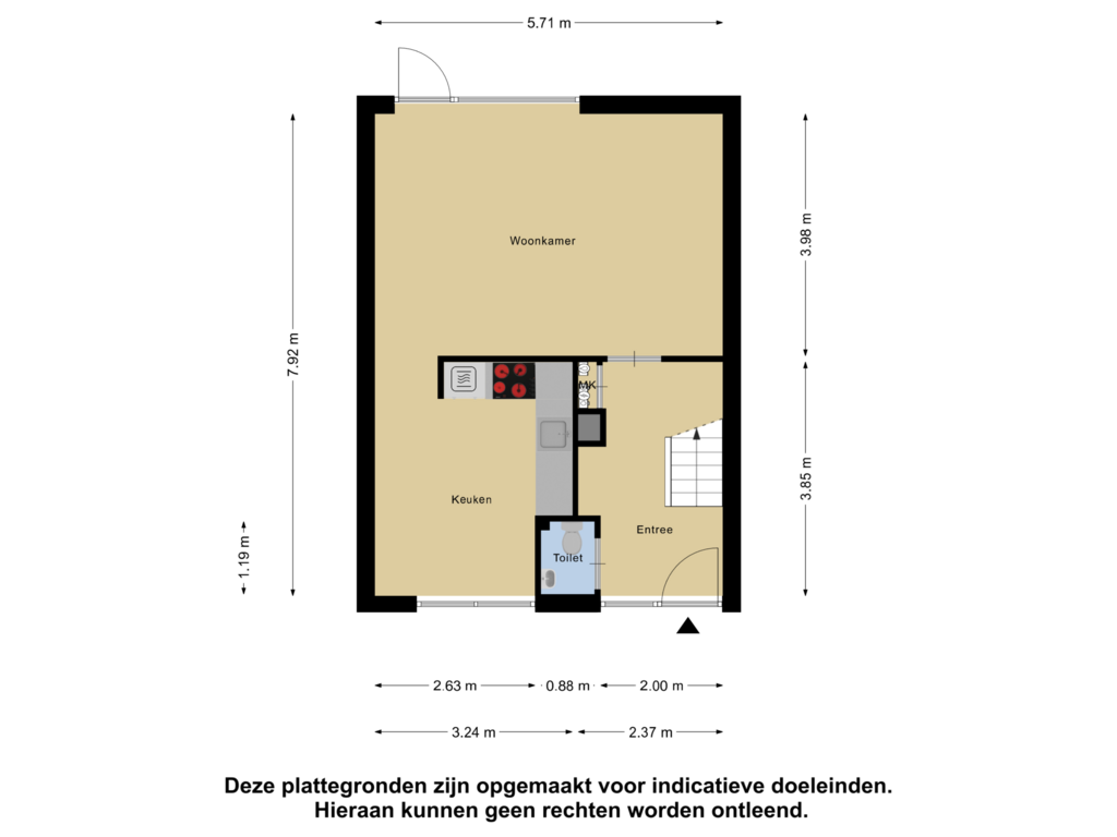 Bekijk plattegrond van Begane Grond van Tuinfluiterlaan 10