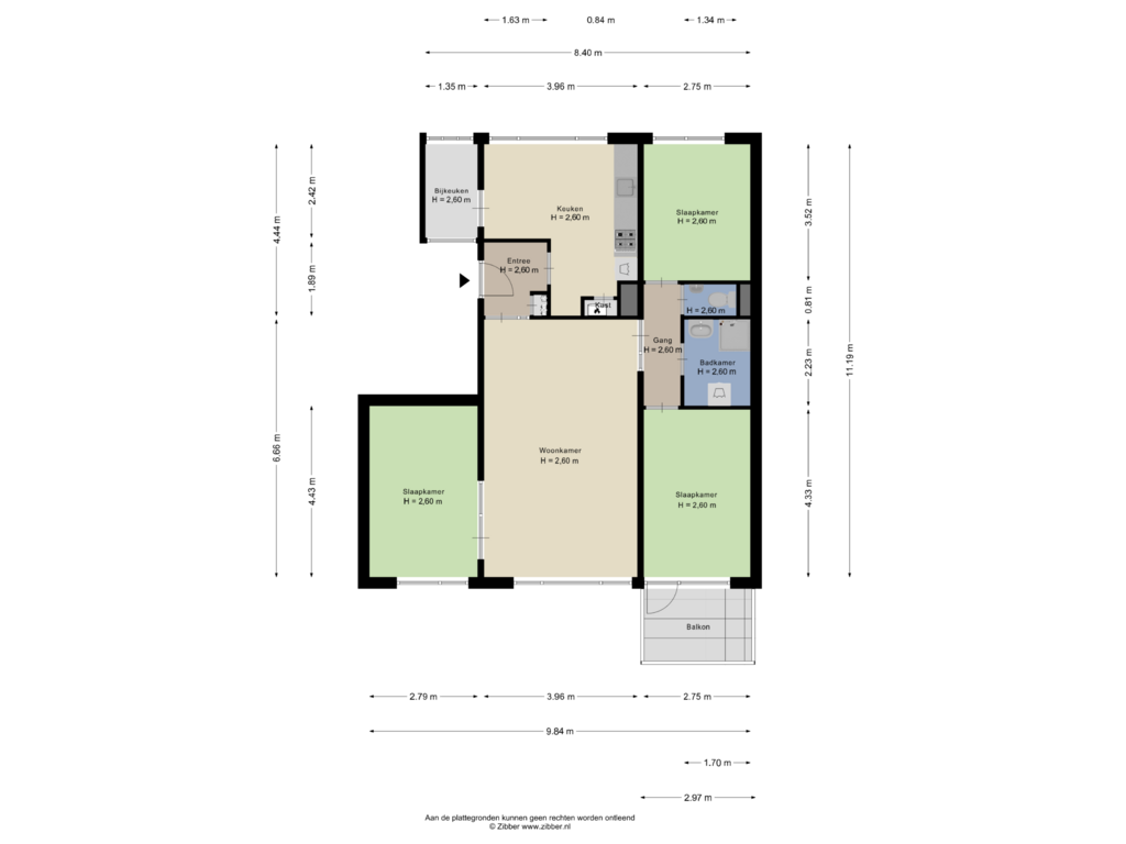 Bekijk plattegrond van Appartement van Royaardsplein 54