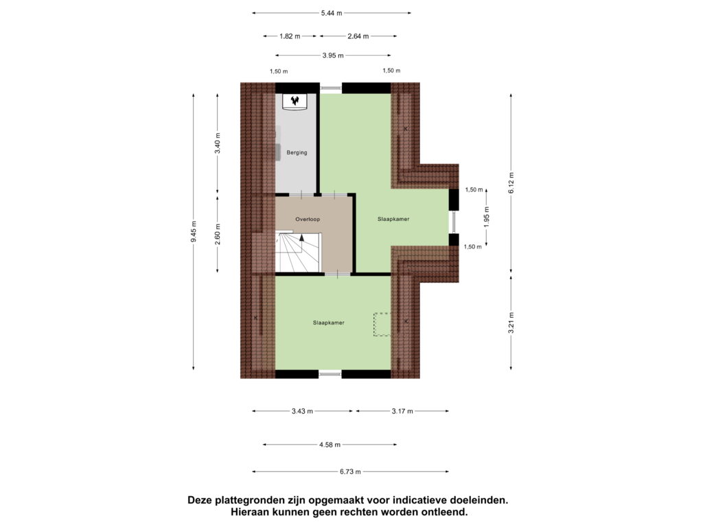 View floorplan of Tweede Verdieping of De Huysacker 48