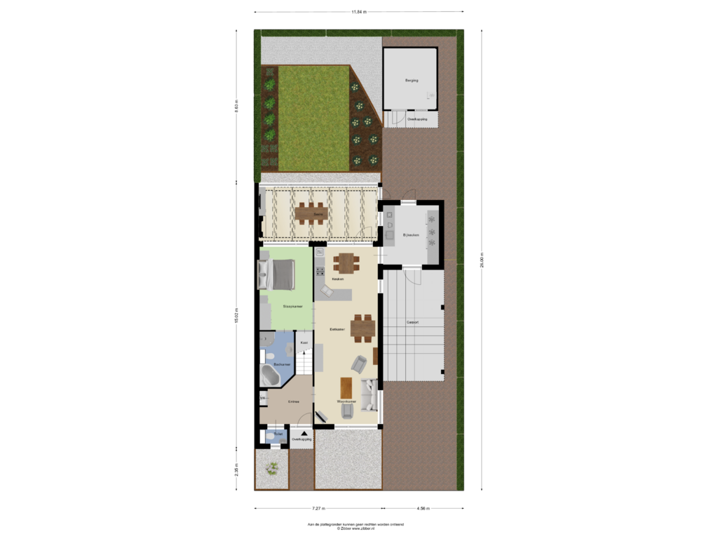 View floorplan of Begane Grond_Tuin of Bosmier 11