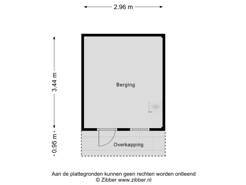 View floorplan of Berging of Bosmier 11