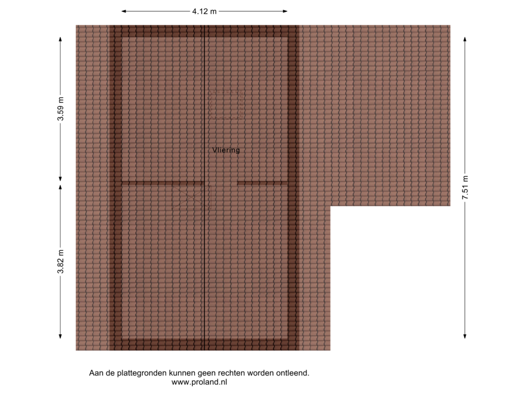 View floorplan of 2e Verdieping of Dr G A Wumkesstraat 29