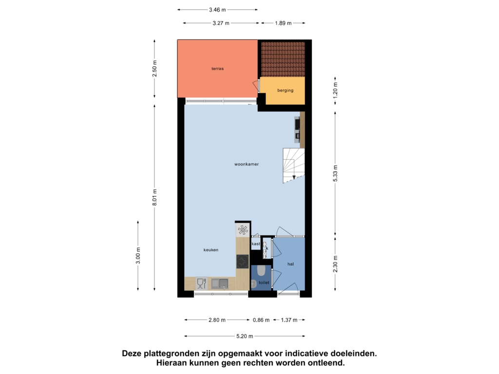 View floorplan of Begane Grond of Griet Manshande erf 52