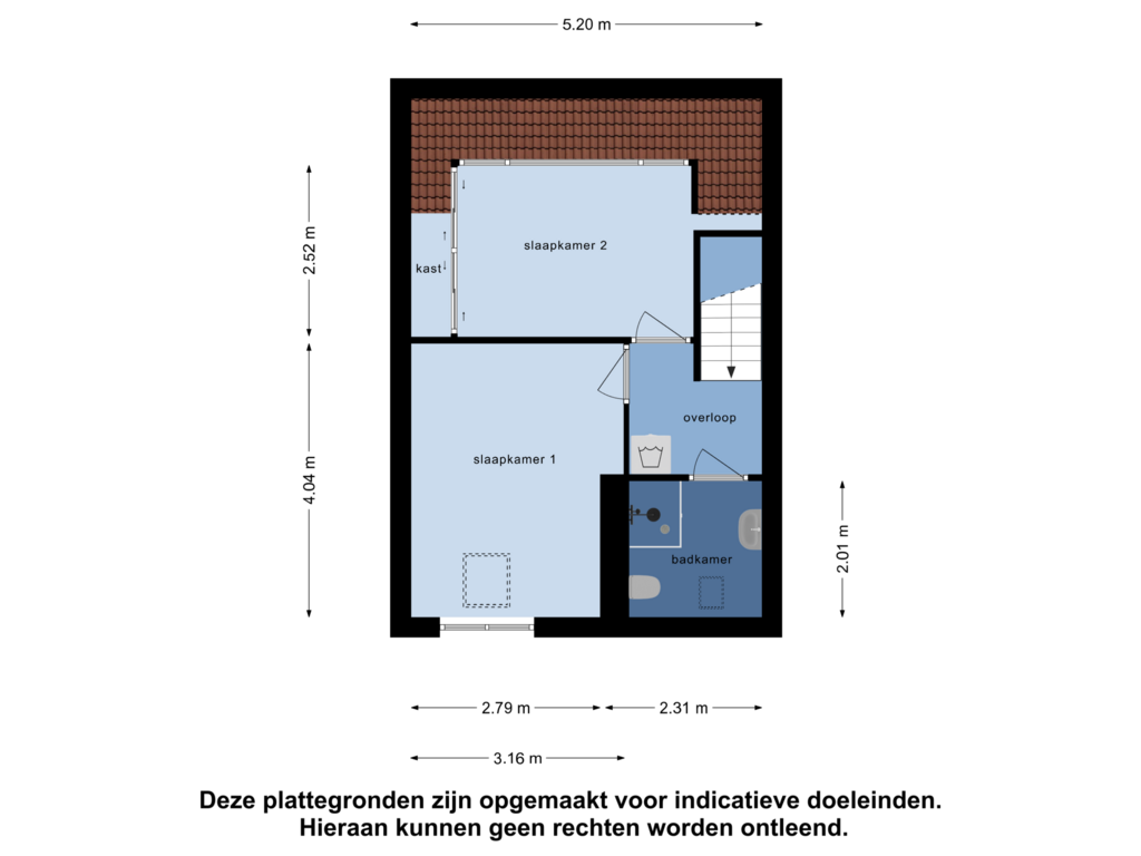 View floorplan of Eerste Verdieping of Griet Manshande erf 52