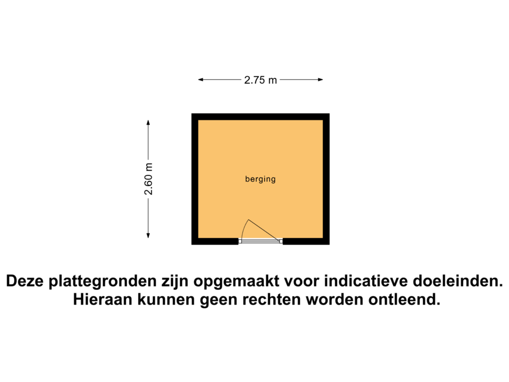 View floorplan of Berging of Griet Manshande erf 52