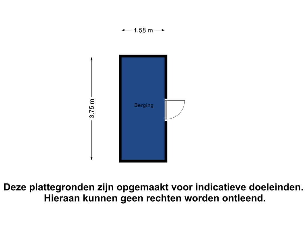 Bekijk plattegrond van Berging van Oostervenne 422