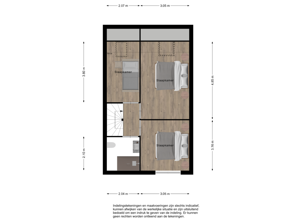 View floorplan of Floor 1 of Maria Doorman-Kielstrastraat 43