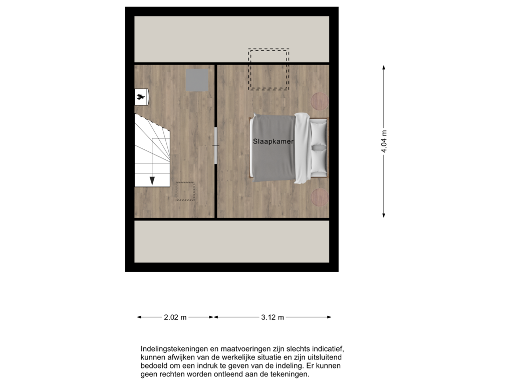 View floorplan of Floor 2 of Maria Doorman-Kielstrastraat 43