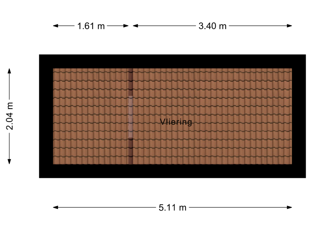 View floorplan of Vliering of Poort Hil 4