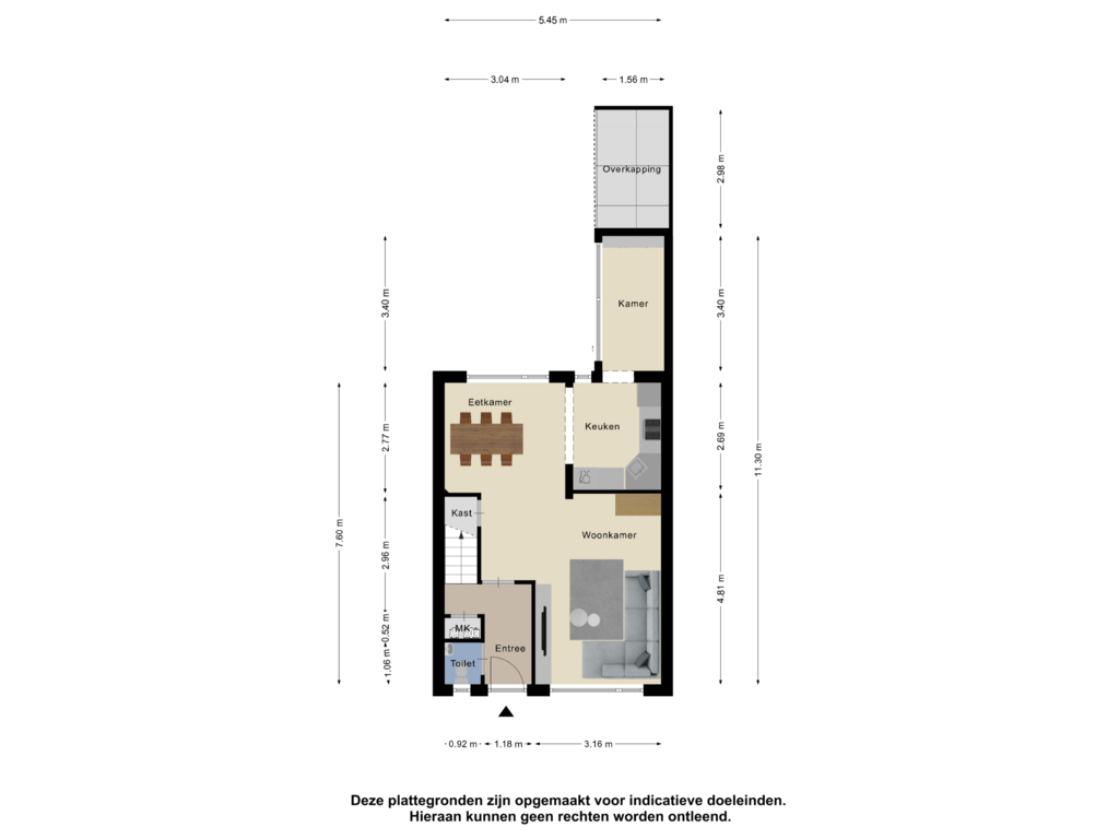 Bekijk plattegrond van Begane grond van Salderes 84