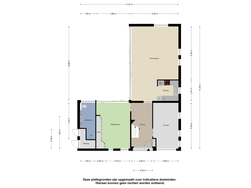 Bekijk plattegrond van Begane Grond van Rietkraag 27