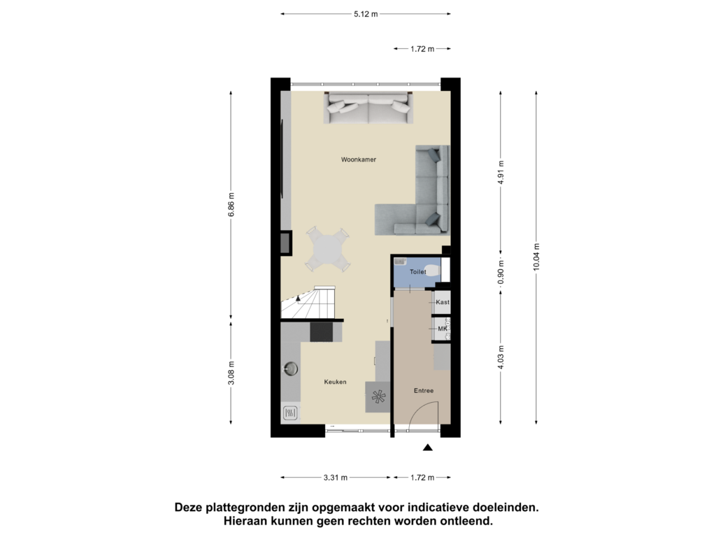 View floorplan of Tweede Verdieping of Akropolishof 25