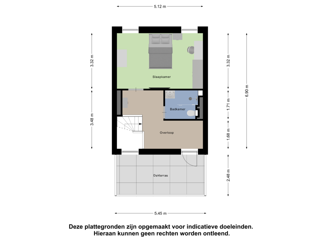 View floorplan of Vierde Verdieping of Akropolishof 25