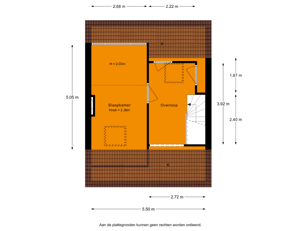 Bekijk plattegrond van 2e Verdieping van Buitenweg 1