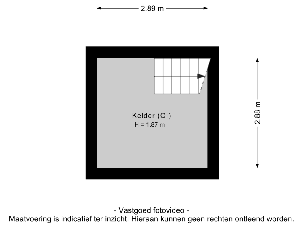 View floorplan of Kelder of Veldhuizerbrink 16