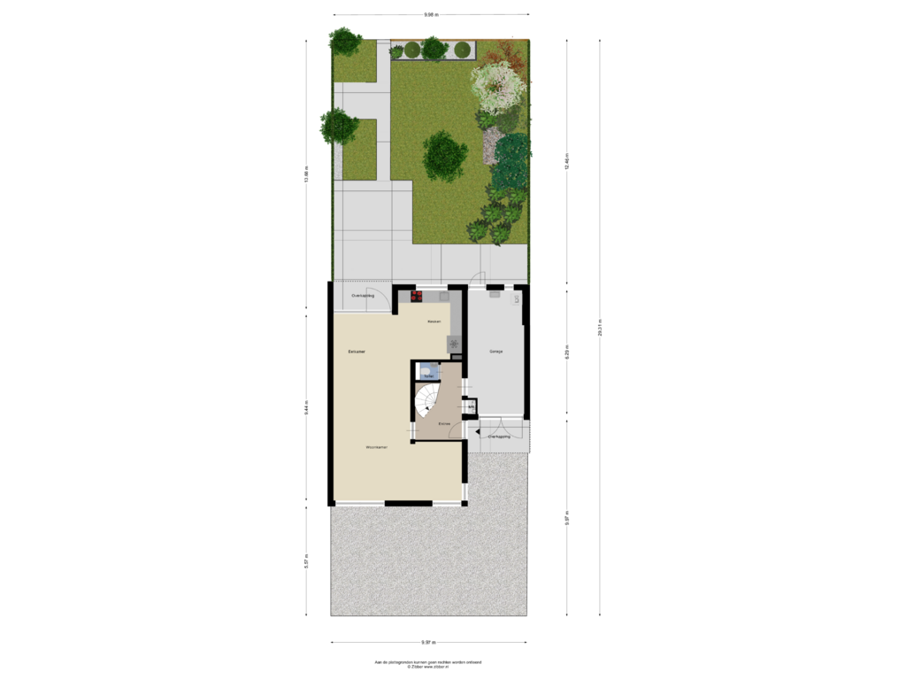 Bekijk plattegrond van Begane Grond Tuin van Meerkoet 24