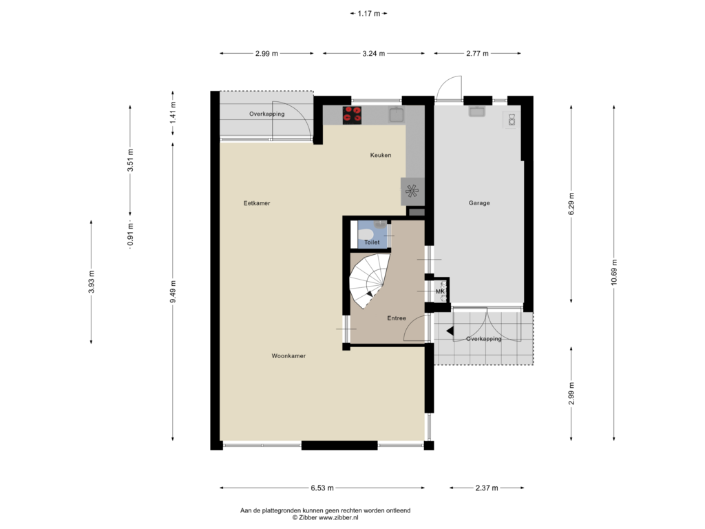 Bekijk plattegrond van Begane Grond van Meerkoet 24