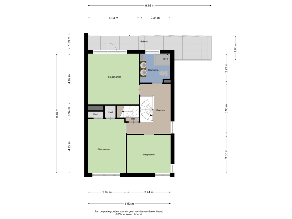 Bekijk plattegrond van Eerste verdieping van Meerkoet 24